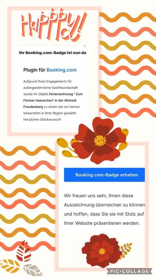 Ferienwohnung " Zum Flecker Haeuschen" In Der Altstadt Freudenberg Freudenberg  Luaran gambar